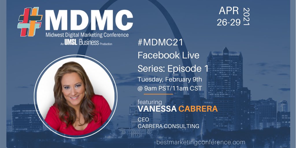 Join us Tuesday, February 9th at 9am PST/11am CST for the 1st episode of our #MDMC21 Facebook Live Series. During our 1st episode, we’ll be chatting with <a href="/vanessacabrera/">Vanessa Cabrera</a> about online visibilty and what it means to become a "Rockstar" online.