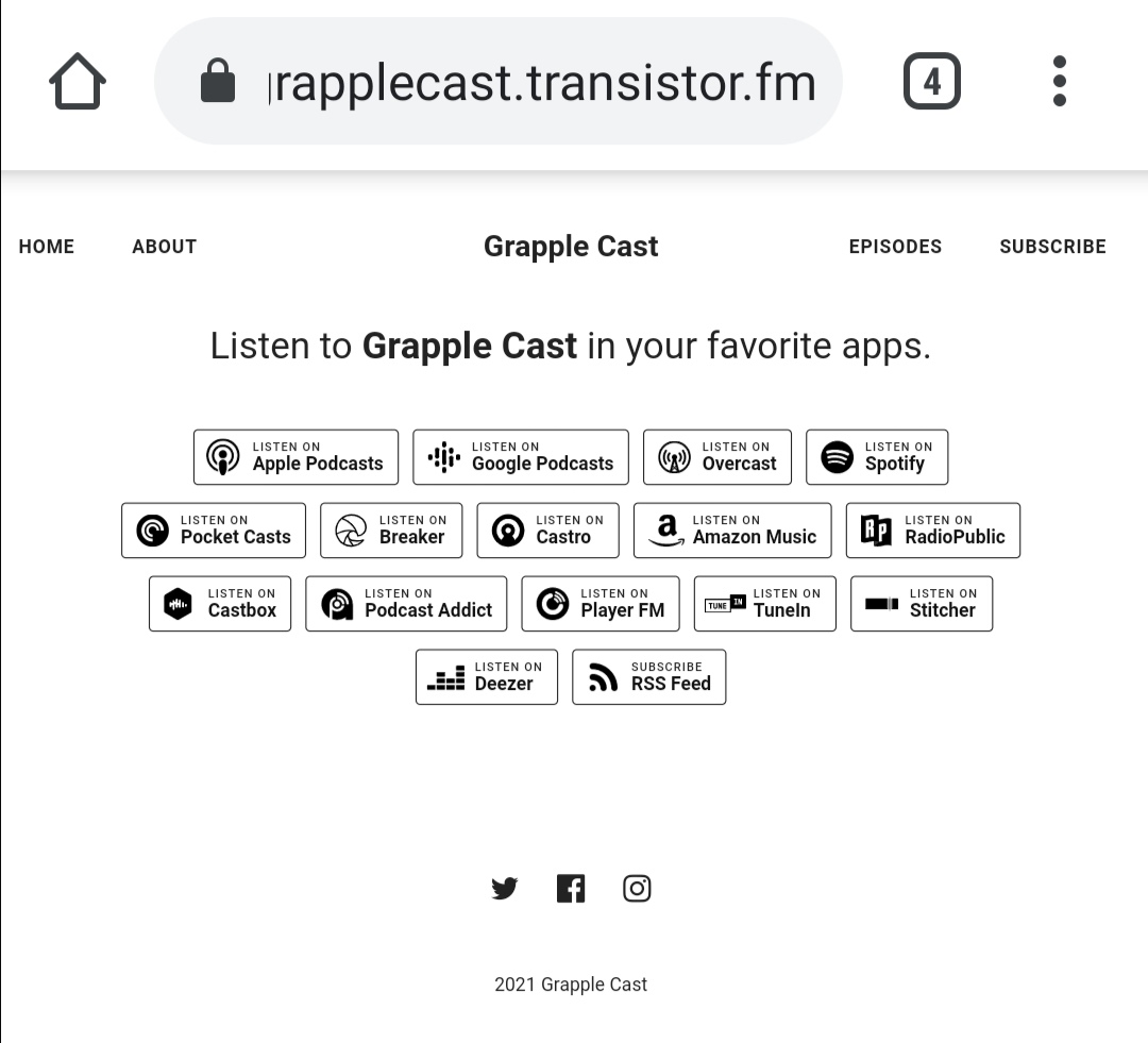 Catch up on episode 1 before episode 2 records tomorrow. The guys will be discussing the fallout of the Royal Rumble and the road to Wrestle Mania.

Available Now on all your favourite formats 🙌

👉 grapplecast.transistor.fm/subscribe 👈

#WWE #AEW #RoyalRumble #wrestling #grapplecast