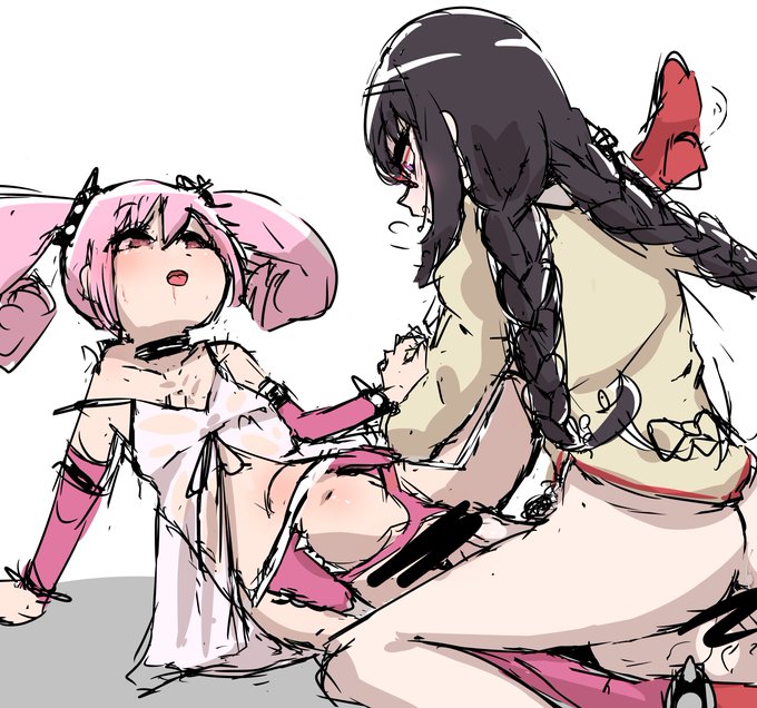 そしてこれが依頼絵の雑なラフ 