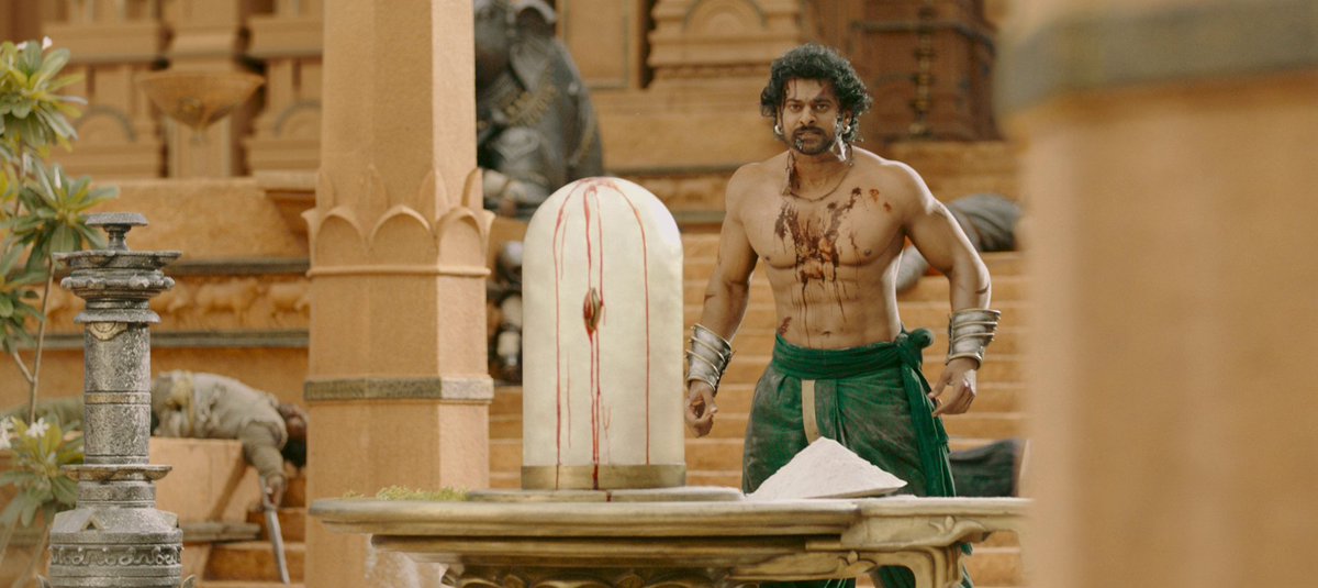 धरा धरेंद्र नंदिनी विलास बंधुवंधुर- स्फुरदृगंत संतति प्रमोद मानमानसे कृपाकटा क्षधारणी निरुद्धदुर्धरापदि कवचिद्विगम्बरे मनो विनोदमेतु वस्तुनि ॥ #Prabhas॥  #Baahubali ॥  #DHK