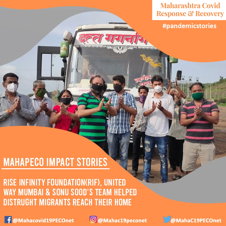 MahaC19PECOnet's tweet image. United efforts of various organisations help migrant workers reach their homes in Jaunpur, Uttar Pradesh.
For detailed story visit Maharashtra Covid Response &amp;amp; Recovery bit.ly/37VqVaD 

#mahapeconet #mahac19peconet
#jeevanrath #pandemicstories #unicef