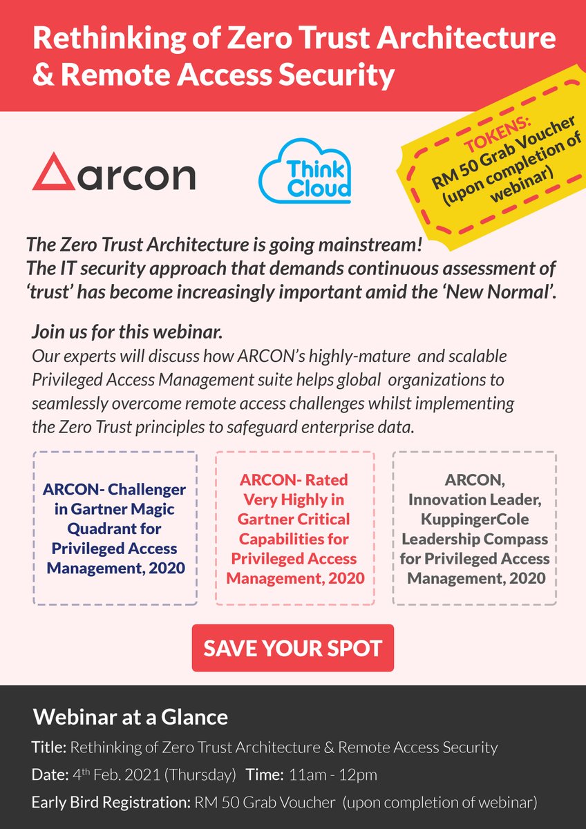ARCONRiskCtrl's tweet photo. Today, the access control processes demand continuous assessment of 'trust'.
Join us to know more: https://t.co/uGLH9lUpiH
#cybersecurity #cybersecurityawareness #networksecurity #accesscontrols #zerotrustnetworking #ARCON #BesecurewithARCON https://t.co/ReQnCvSnqB