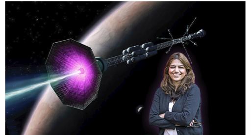 Physicist Dr Fatima Ebrahimi who works for <a href="/PPPLab/">PPPL</a> has proposed a new type of #rocket thruster that exploits the mechanism behind #solarflares. If the prototype works, it could generate thrust 10 times faster than current models and take humans to #Mars. 

#GSC21