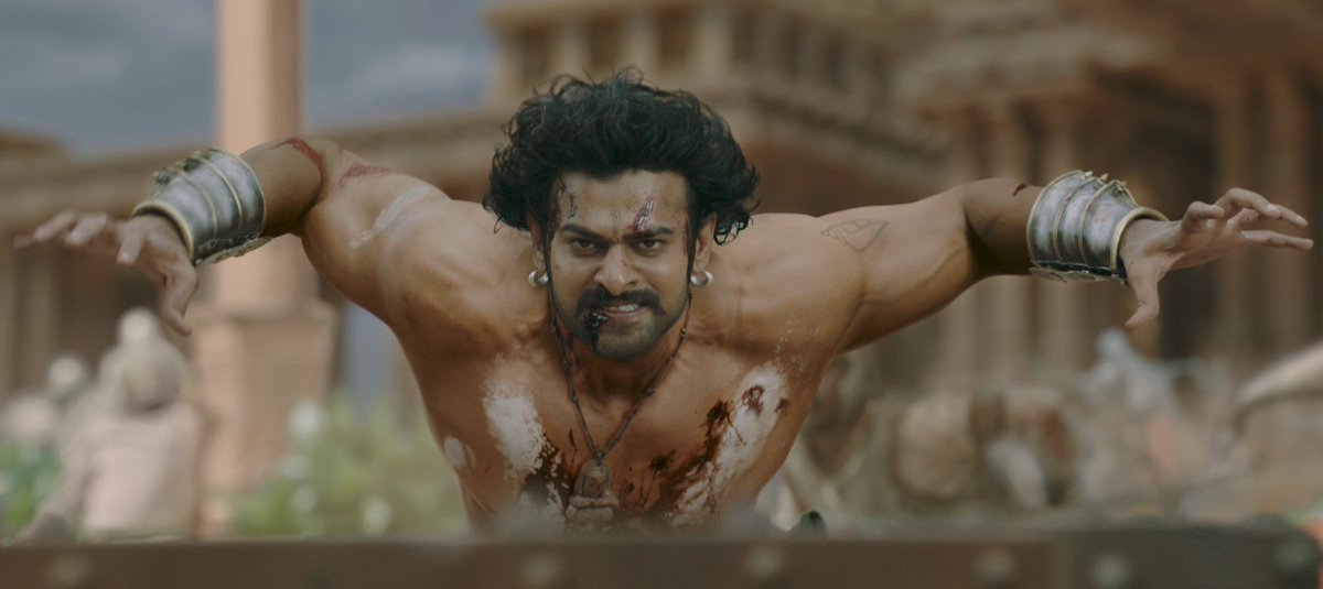 जटा भुजं गपिंगल स्फुरत्फणामणिप्रभा - कदंबकुंकुम द्रवप्रलिप्त दिग्वधूमुखे ।मदांध सिंधु रस्फुरत्वगुत्तरीयमेदुरे मनो विनोदद्भुतं बिंभर्तु भूतभर्तरि #Prabhas॥  #Baahubali ॥  #DHK