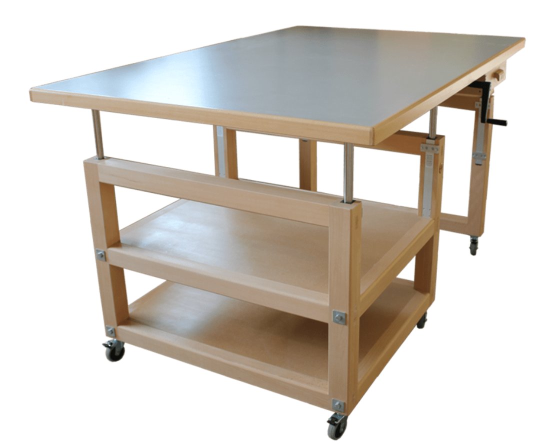 EmirAshford's tweet image. Need a work bench that will work for people of all heights?

We can make any workbenches or cutting tables with a top that can be easily adjusted for all heights of people, whether they want to sit or stand.

#fashion #patterncutting #cuttingtable #costumedesign #bespokeworkbench