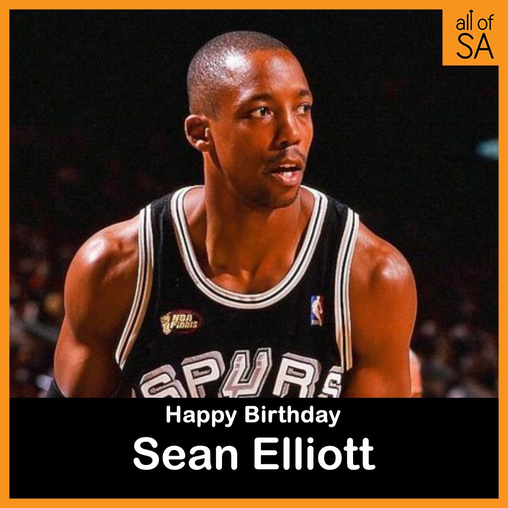 Join us in wishing a happy birthday to Sean Elliott! 