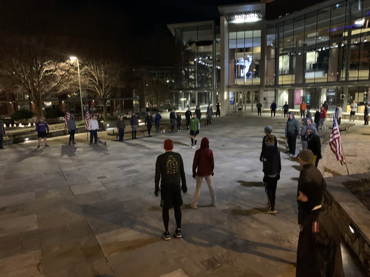 F3MainThang's tweet image. 64 men turned out for the 8th anniversary of Main Thang this morning! Happy retirement to @rosster99 and a big thanks for all of your work in the area for F3. Photo credit: On Call.