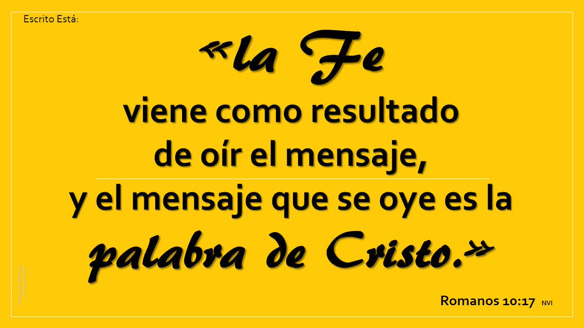 OyM_dtD's tweet photo. #YoDefiendo mi fe
La #fe_ es la garantía de lo que se espera, la certeza de lo que no se ve.Gracias a ella fueron aprobados los antiguos.Por la fe entendemos que el universo fue formado por
#LaPalabra de Dios, de modo que lo visible no provino de lo que se ve.
🔌📖Hebreos 11:1-3 https://t.co/Z58TCKmDxT