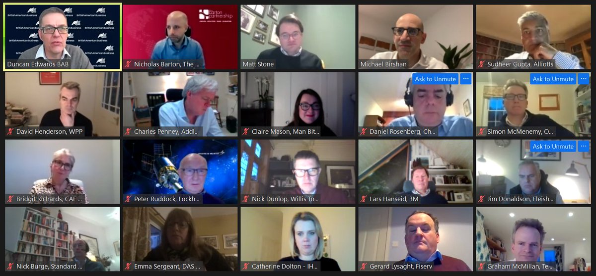 Yesterday we were delighted to convene an executive roundtable on ESG Performance, Excellence and Leadership, with insights led by Matt Stone, Partner and Michael Birshan, Senior Partner, <a href="/McKinsey/">McKinsey & Company</a>, and discussion moderated by Nick Barton, Founder &amp; CEO, the Barton Partnership