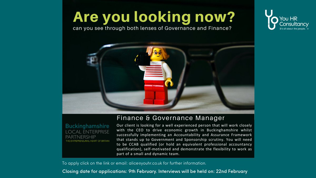 Fantastic #CareerOpportunity with our client <a href="/BucksLEP/">Buckinghamshire Economic Growth</a>
bit.ly/3jaAc2z
#hiring #tuesdaymotivations
