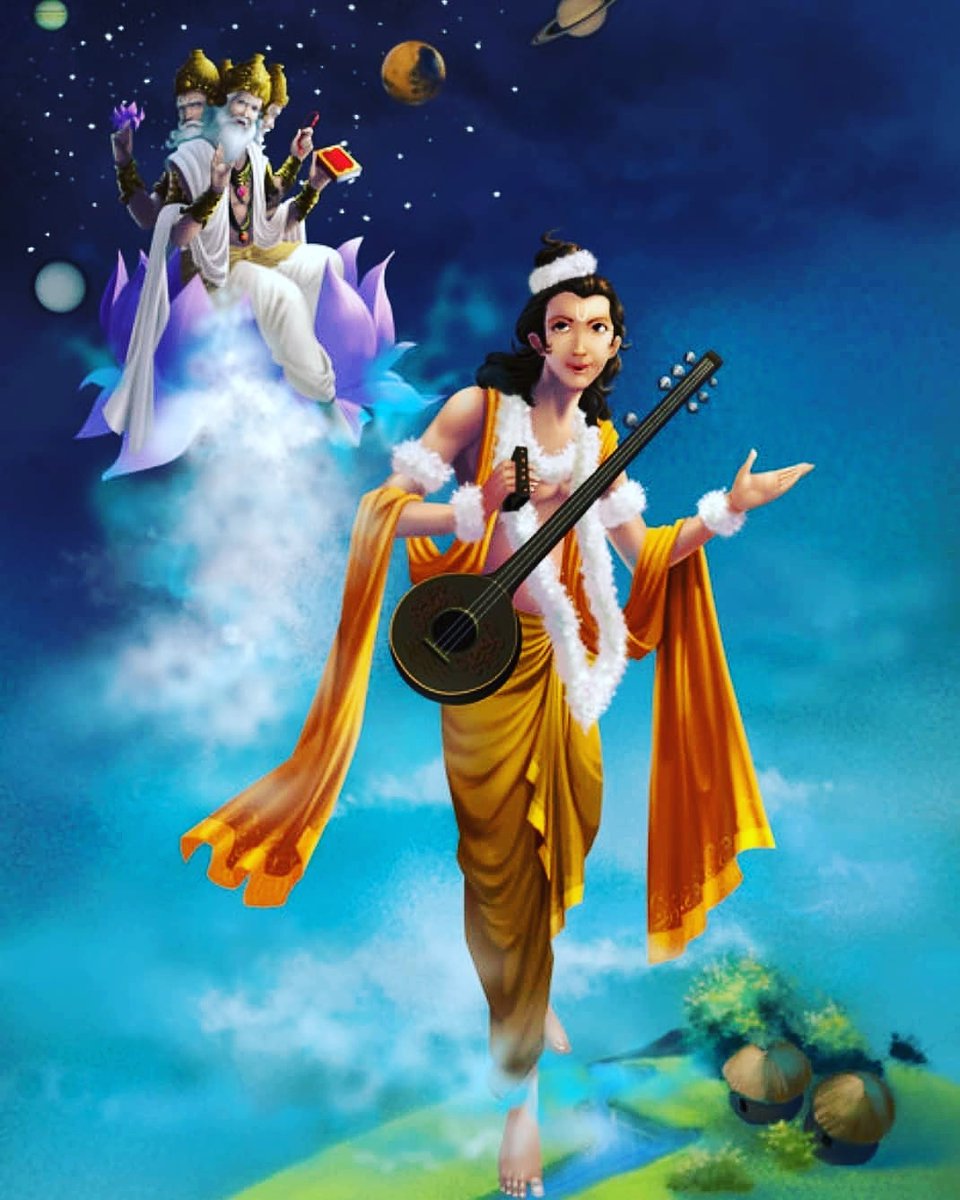 BHUMA VIDYA - CHANDOGYA UPANISHAD(CONVERSATION BETWEEN NARAD JI AND SANATKUMARS)Narad ji was a scholar, well versed in all scriptures and knowledge. But according to him he lacked something which did not give him peace of mind.