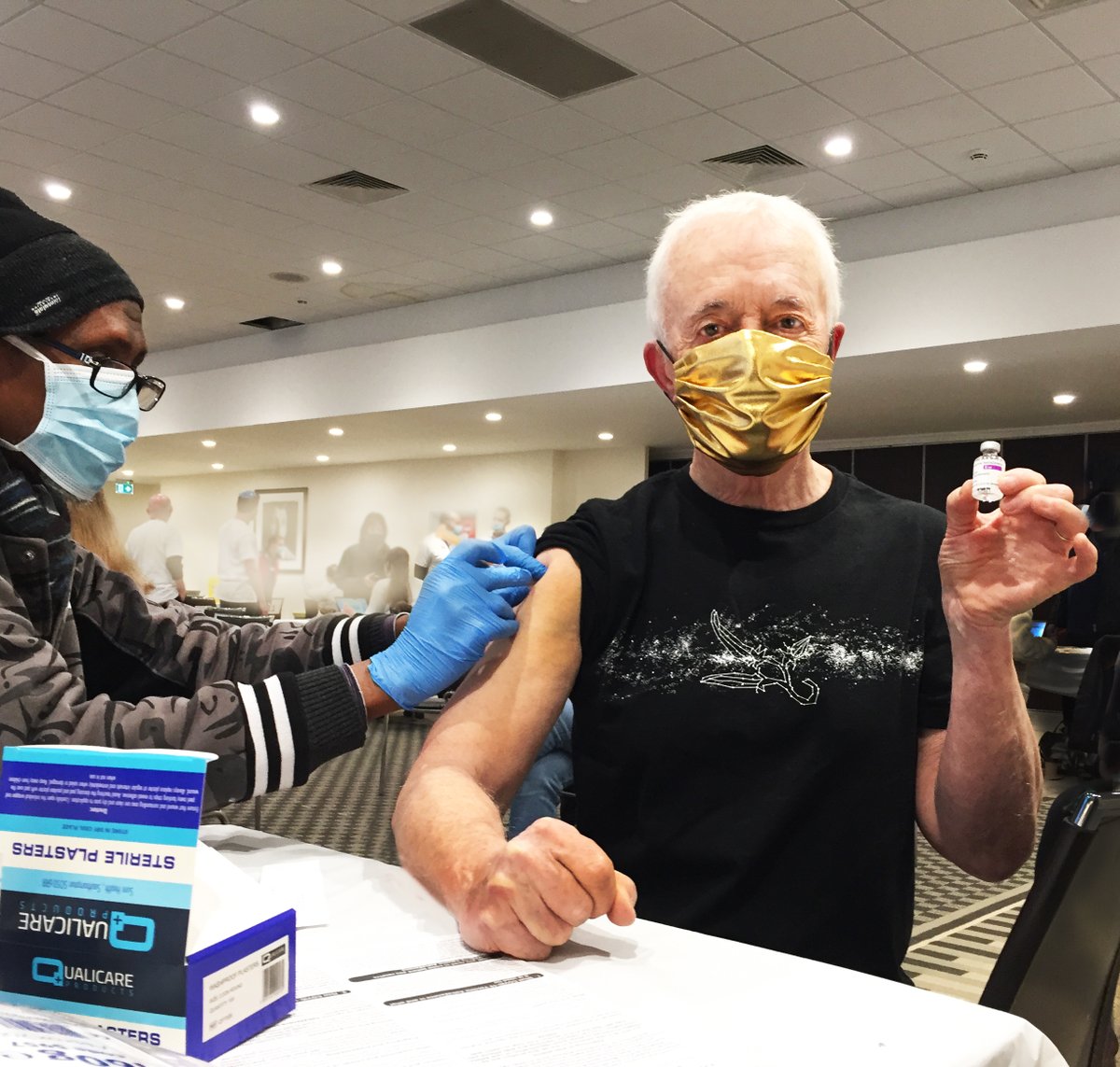 Droids don’t get Covid.
But humans do.
Please… 
Get vaccinated, too.

We're NOT doomed!

My sincere thanks to Dr Aboi and the NHS UK