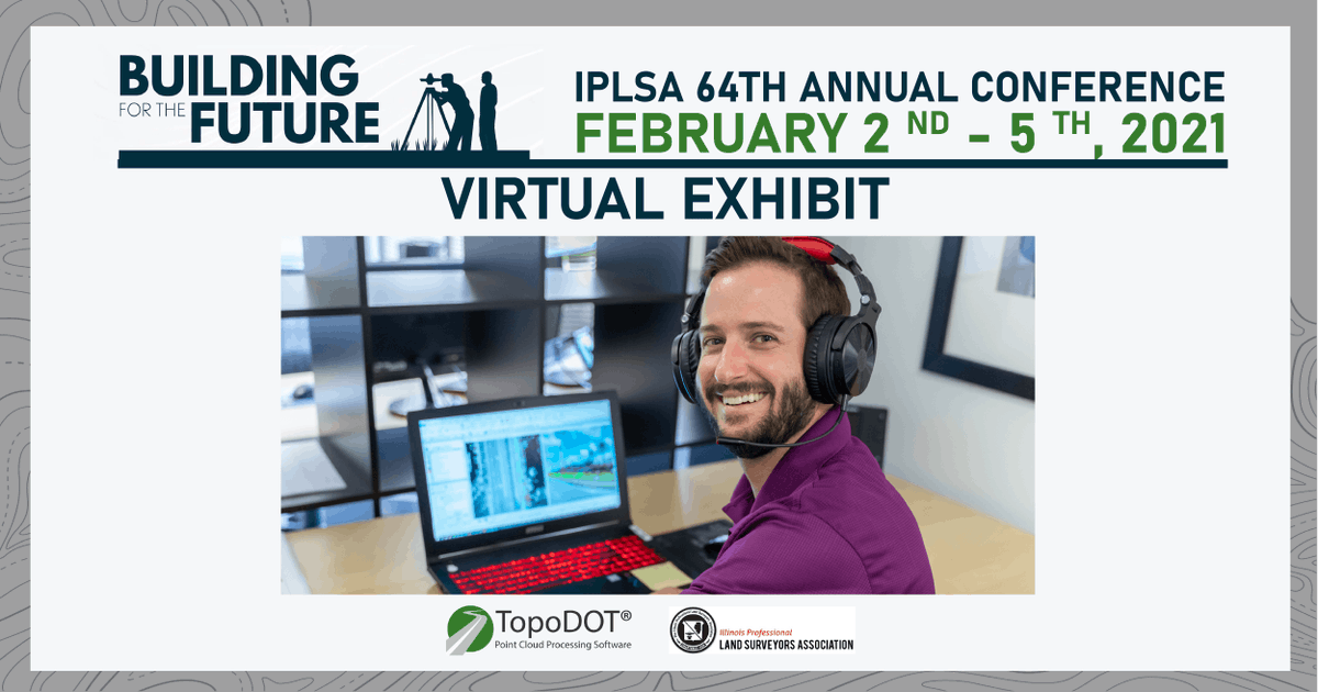 _TopoDOT's tweet photo. The #TopoDOT team will be presenting at the @ILSurveyors Virtual Conference this Friday. Join us at the virtual exhibit hall!
👉 Time: 08:00 AM CST
👉 Join here https://t.co/G97aKmy9K3
#IPLSA #geomatics #LiDAR #geospatial #pointcloud https://t.co/vzWdgfhLXN