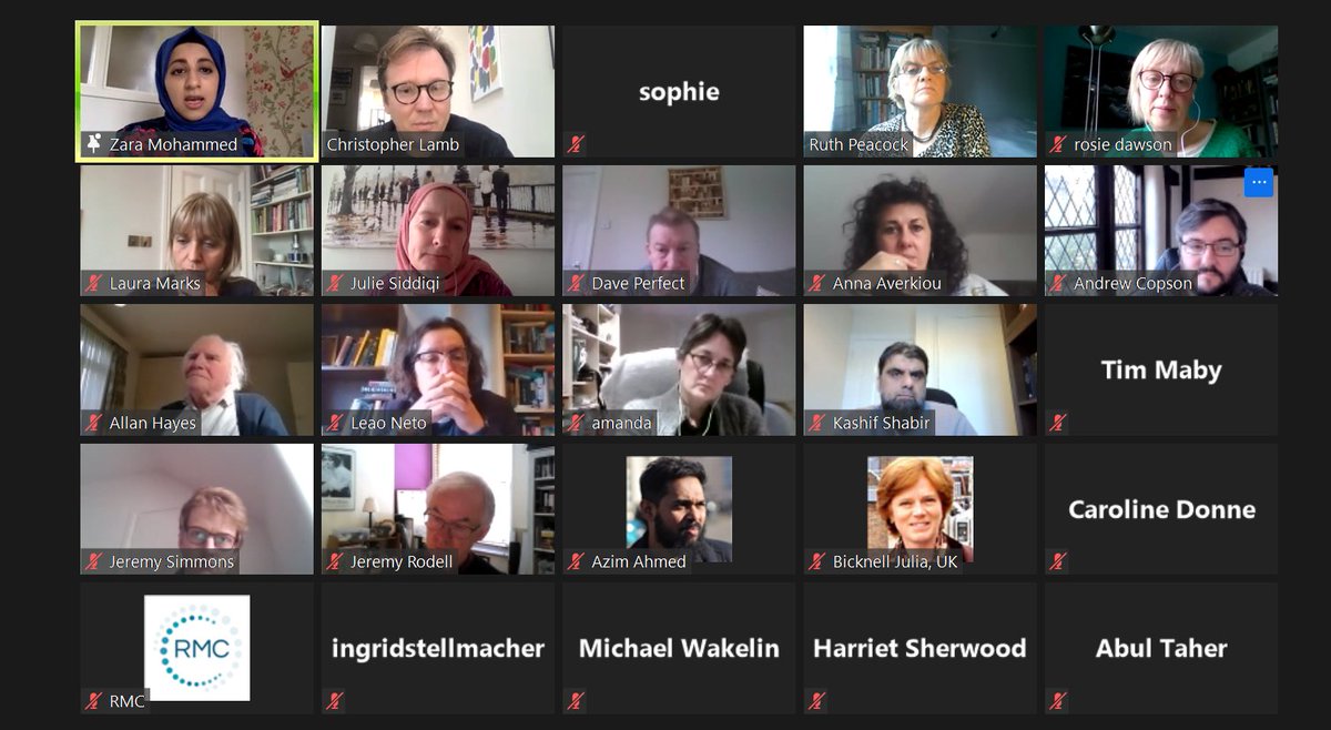 'The great thing about this time is that faith is really keeping us going' -  @ZaraM01