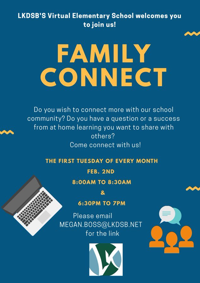 Join us this morning for our very first virtual Family Connect!
