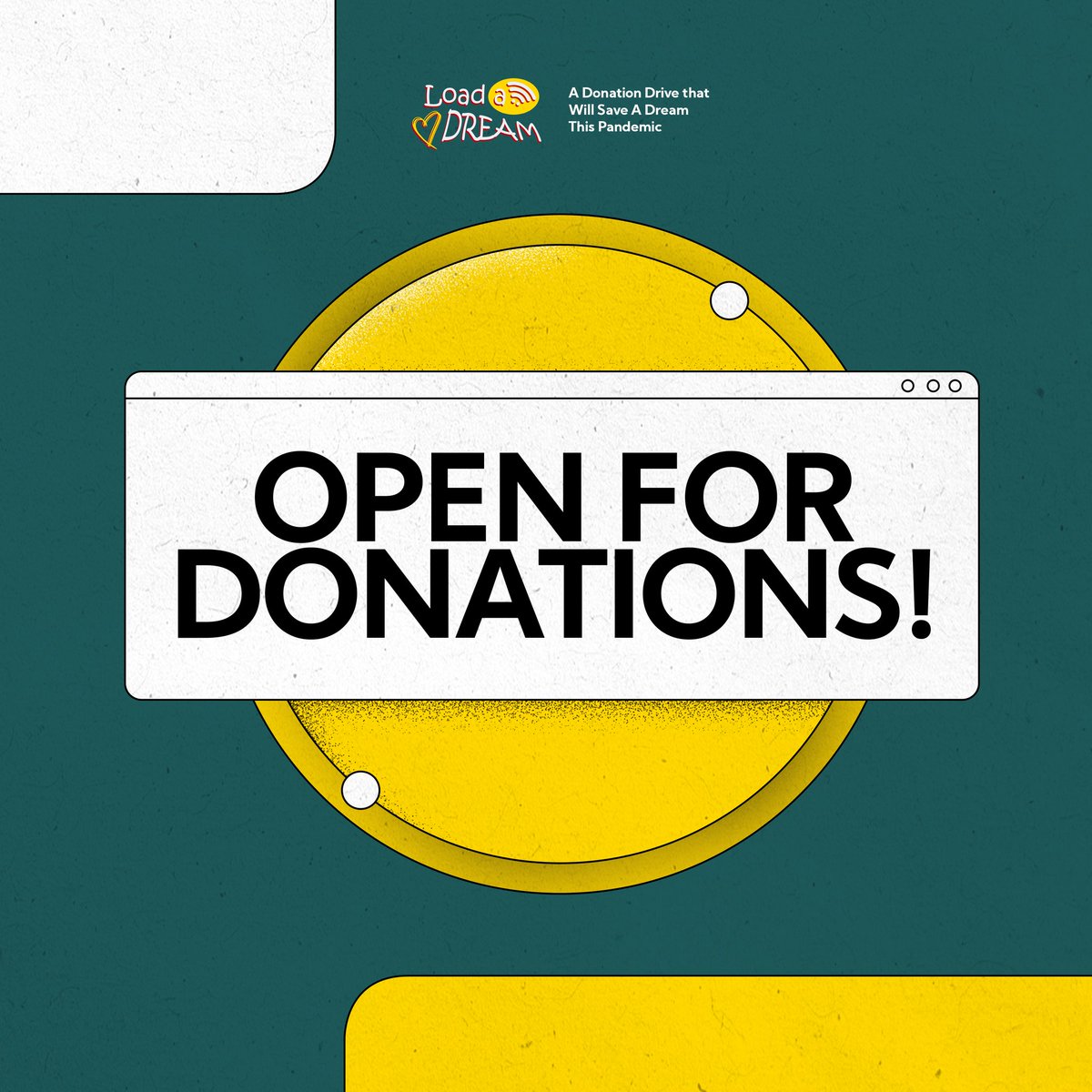 LoadADream1's tweet photo. Muli po kaming kumakatok sa inyong mabubuting kalooban. Ang Load a Dream Donation Drive po ay tumatanggap pa rin ng mga donasyon upang mapunan ang kabuuang bilang na kinakailangan upang matustusan ang isang buong taong load allowance ng 87 na mag-aaral mula sa 50 pamilya. https://t.co/prJA0MFfs8