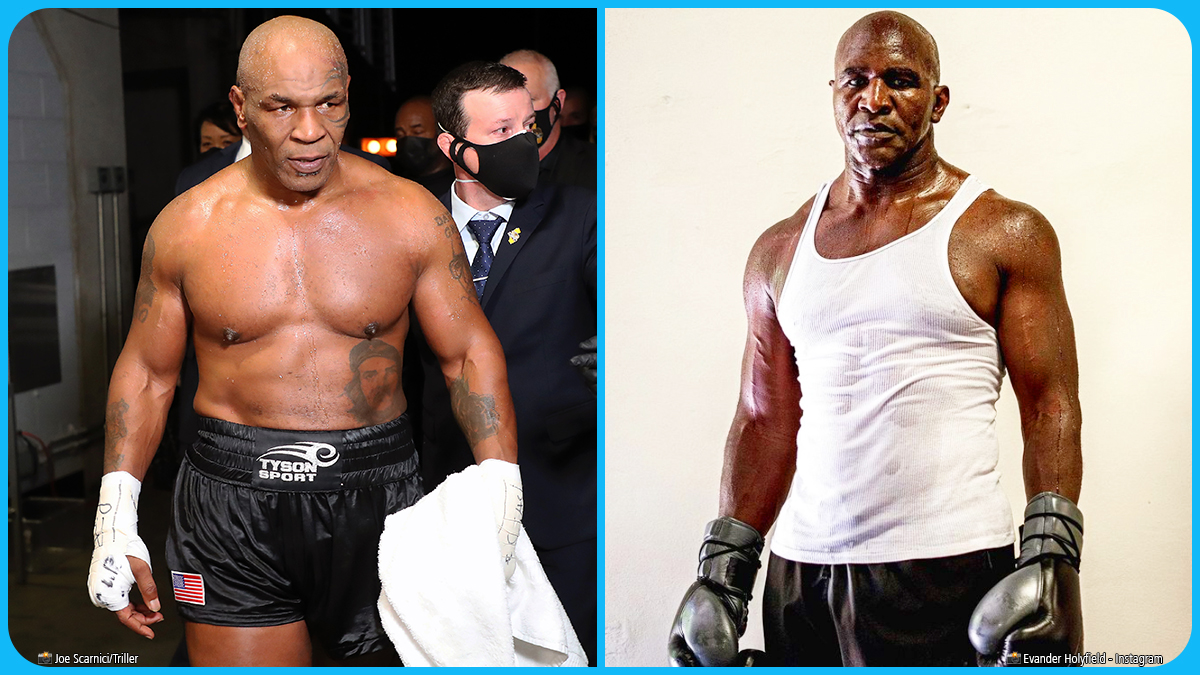 ringmagazine's tweet photo. Evander Holyfield has claimed that a trilogy fight with Mike Tyson is "close" and believes it will take place in 2021. [Last Stand Podcast]

Tyson (54 years old) and Holyfield (58) last fought each other in 1997. https://t.co/r0i8g1X2qM