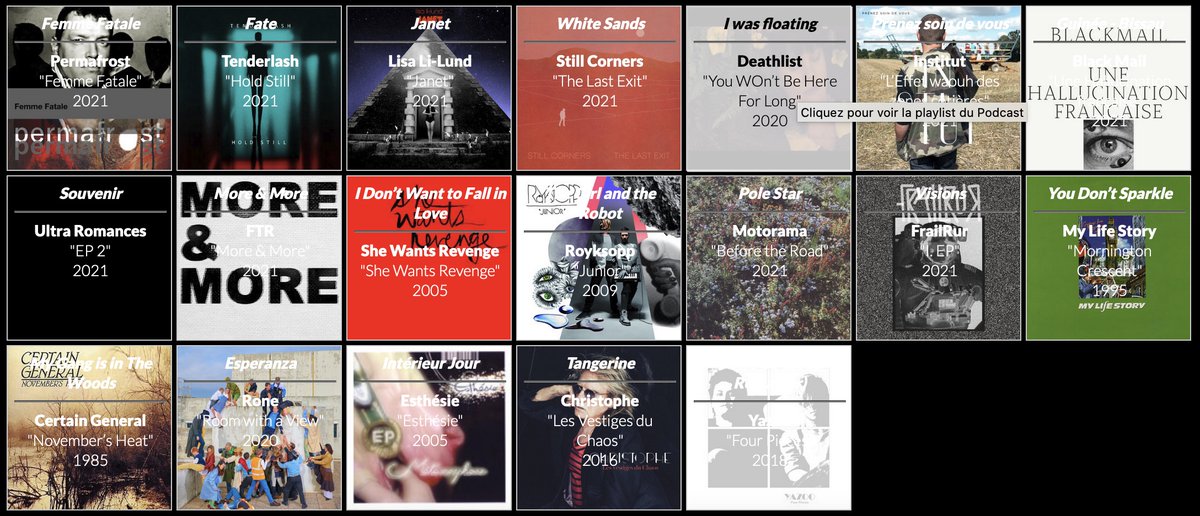 premomag's tweet photo. La playlist de la 52e Tentative de Transmission : Permafrost, Tenderlash, Lisa Li-Lund, Still Corners, Deathlist, Institut, Black Mail, Ultra Romances, FTR, She Wants Revenge, Royksopp, Motorama, FrailRur, My Life Story, Certain General, Rone, Esthésie, Christophe, Yazoo. https://t.co/0muf3FHipm