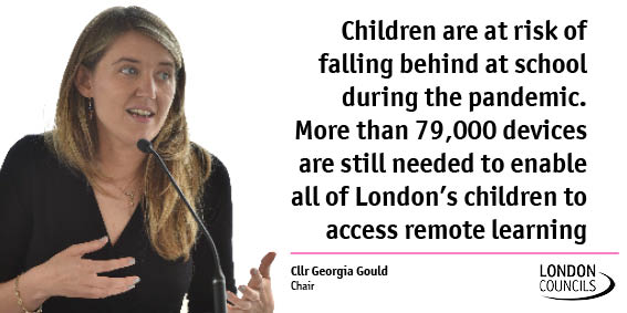 London boroughs and London Councils are part of a vital pan-London mission to close the digital divide and enable all Londoners to access digital skills and opportunities #localgov #COVID19 #digital <a href="/Georgia_Gould/">Georgia Gould</a> <a href="/LOTI_LDN/">London Office of Technology and Innovation</a> <a href="/LDN_CDO/">Chief Digital Officer for London</a> <a href="/LGfL/">LGfL♥️</a>