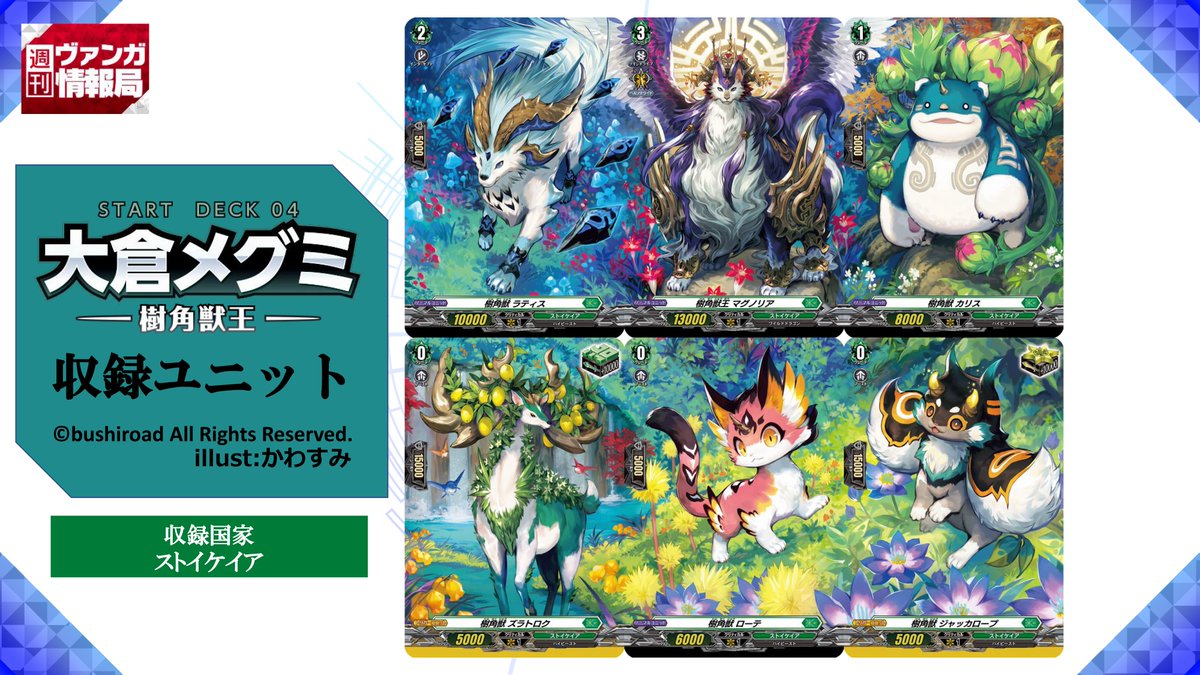 カードファイト ヴァンガード公式 週ヴァン 4月3日 土 発売のスタートデッキ04 05に収録されるメインユニットの イラストをご紹介 こちらも6枚のユニットを繋げると1枚のイラストに T Co Omeyxp8coq ヴァンガード Vgd カードファイト ヴァンガード公式 週ヴァン 4月3日 土 発売のスタートデッキ04 05に収録されるメインユニットの イラストをご紹介 こちらも6枚のユニットを繋げると1枚のイラストに T Co Omeyxp8coq ヴァンガード Vgd