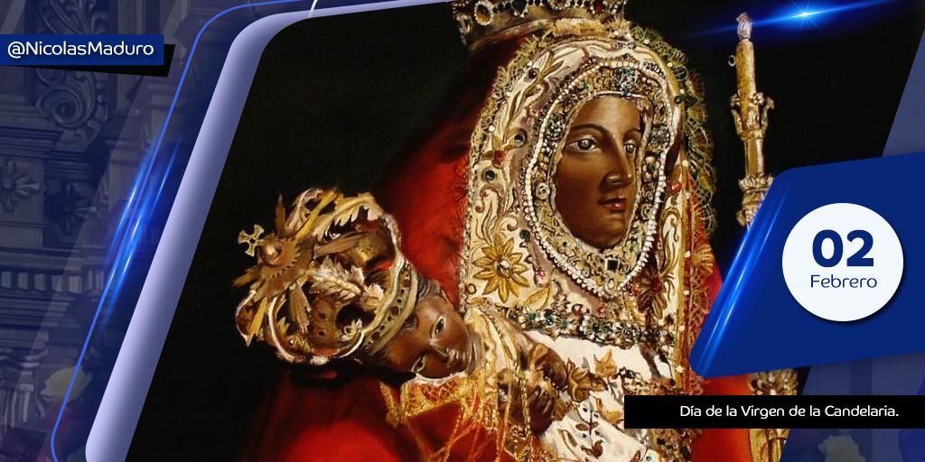 Celebramos el Día de Nuestra Señora de la Candelaria, reafirmando la devoción y la fe cristiana. ¡Virgen Morena! Como fiel defensor de tu hijo Redentor, pido que tu luz divina ilumine el camino de transformación que transitamos por el renacimiento de la Venezuela próspera.