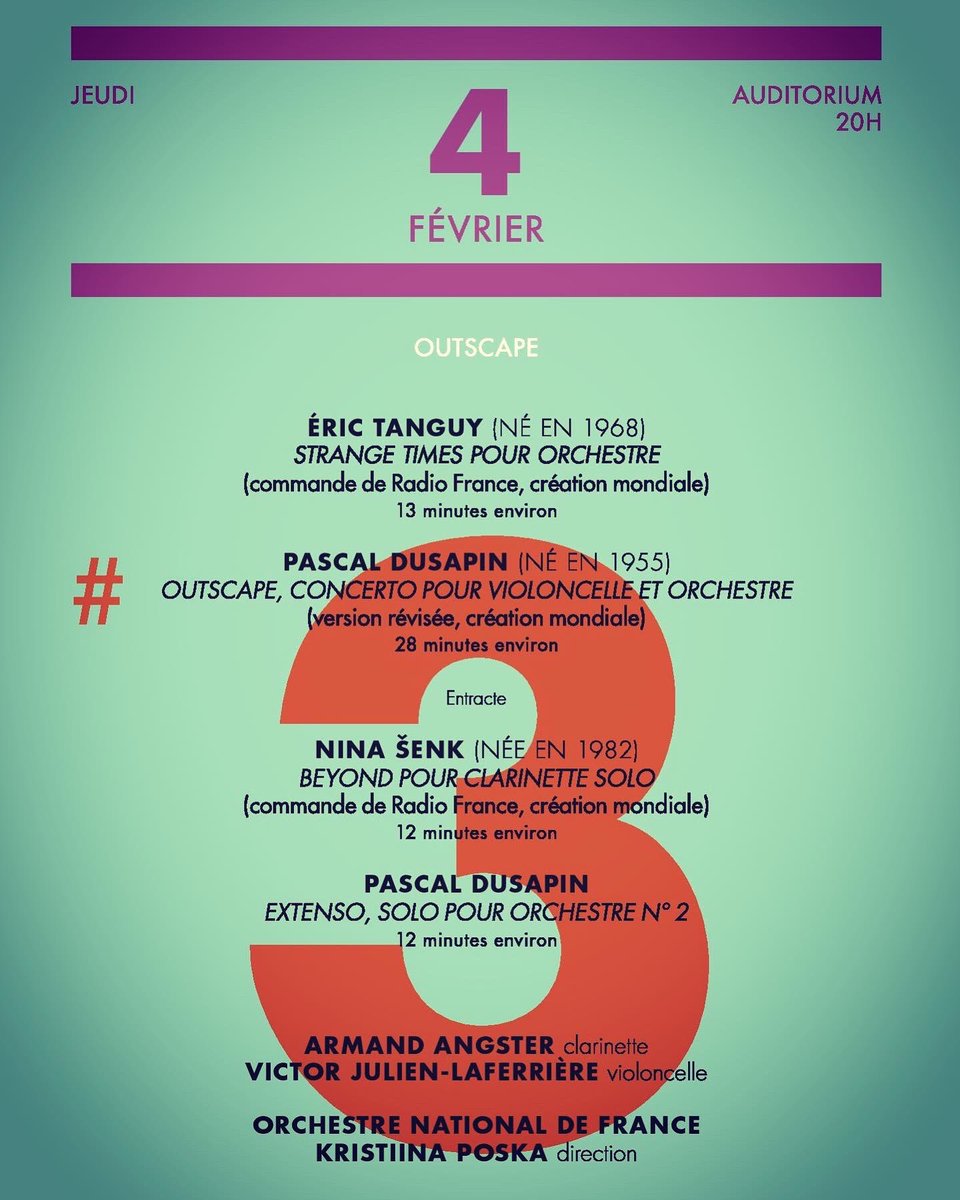 nationaldefce's tweet photo. Répétition @Maisondelaradio 
.
Prochain concert du @nationaldefce le jeudi 4 février à 20h sur @francemusique dans le cadre de @PresencesRadio 
.
https://t.co/3yt9xaW0E1

@radiofrance https://t.co/nGYdtjX1rO