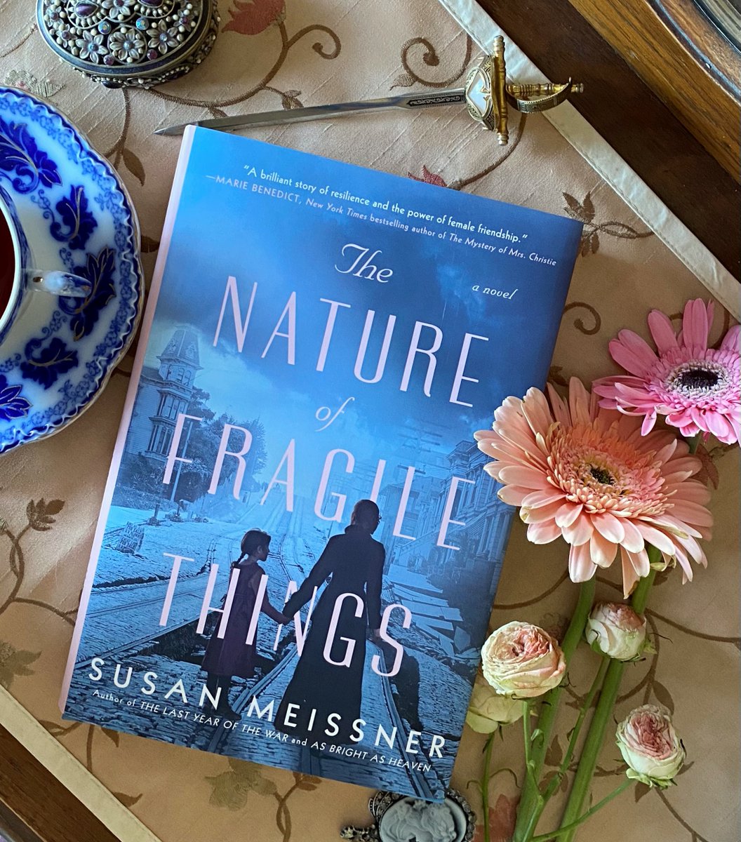 lindsbrac's tweet photo. It's pub day for @SusanMeissner’s latest! A mail-order bride’s world cracks wide open on the eve of the great 1906 earthquake when she finds out the San Francisco widower she married isn’t who he said he was. Starred review in PW!  #thenatureoffragilethings #historicalfiction https://t.co/eouKNyqKXQ