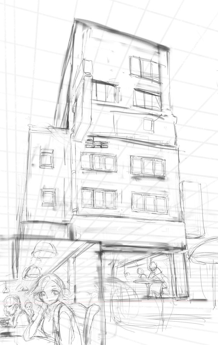 昔のiPadの絵
ただ夢で見たことを描きたかった。
昔も今も古い建物が好きです。?? 