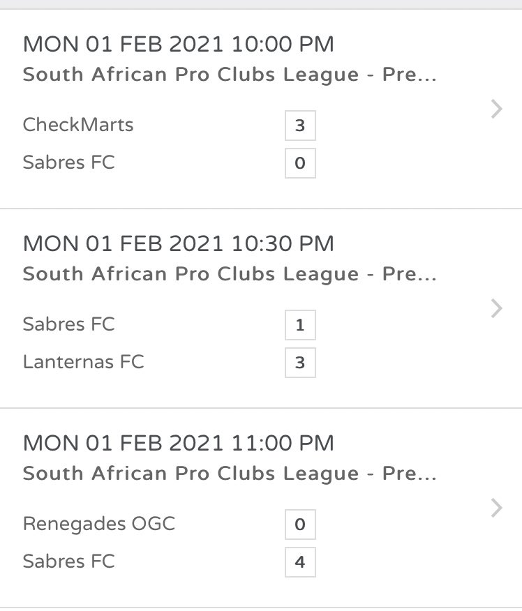 A disappointing match day 1.