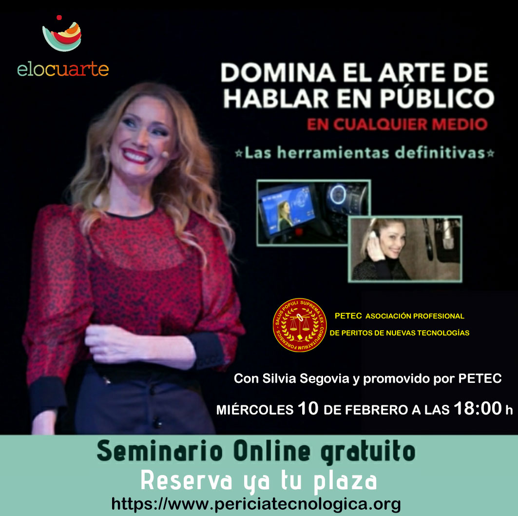 peritecno's tweet photo. Os invitamos a este evento💻gratuito, el 10/02/21 a las 18:00 h ✅en el que @SilviaSegoviaP explicará herramientas para dominar el arte de hablar en público en cualquier medio.👍Inscripciones en:
🔗 https://t.co/XmYjVaAtdc
#juntossomosmas #petec #soyPETEC #hablarenpublico https://t.co/7HVK8D5XTO