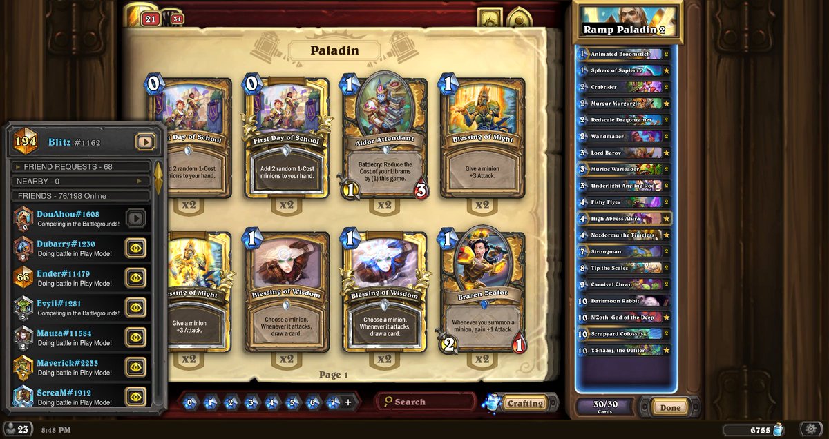 Blitz_HS_'s tweet photo. Managed to lose my 11 star bonus for this month but got legend semi early with that deck everyone loves (: https://t.co/66GpMLqkFI