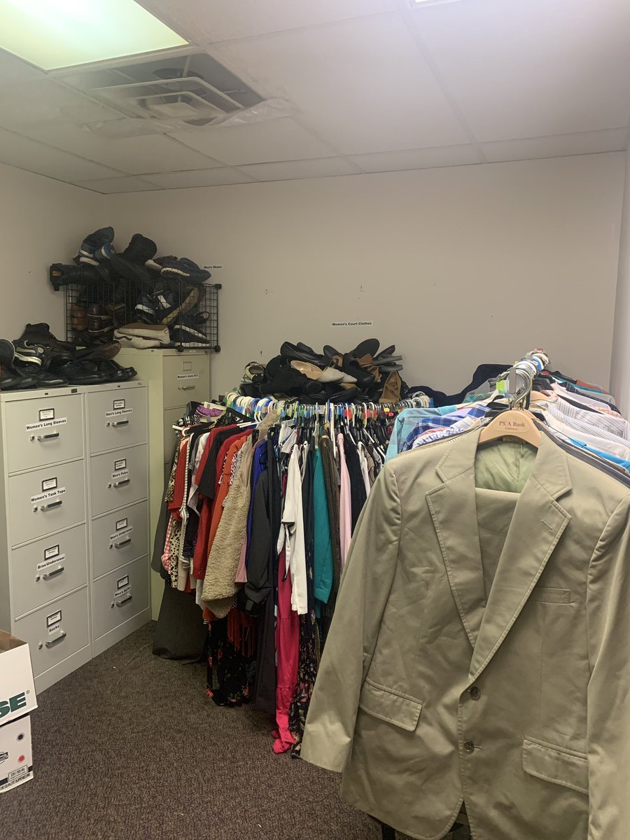 mcpdohio's tweet photo. We believe in providing #holisticdefense services, which sometimes means doing more than providing excellent representation in the courtroom. See our new and improved mini food pantry, household items pantry, and clothing closet available to our office's clients and families. https://t.co/pOEJ7WqdXo