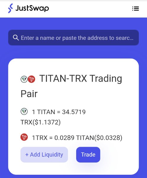 StackBagsOfSats's tweet photo. 1 $TITAN = 35.57 $TRX
There's only 10,000 #TITAN #TRC20
https://t.co/GPPrOaRStN
https://t.co/0byfVkcywL
#BITUNITS #TRON #BITUNITSTITAN #cryptocurrency #crypto #CryptoNews #Elrond #TronNetwork #Litecoin #DOGECOIN #Dogecoins #doge #wallstreetsbets #WSB #BTC #altcoins https://t.co/WQWDMu8wmO