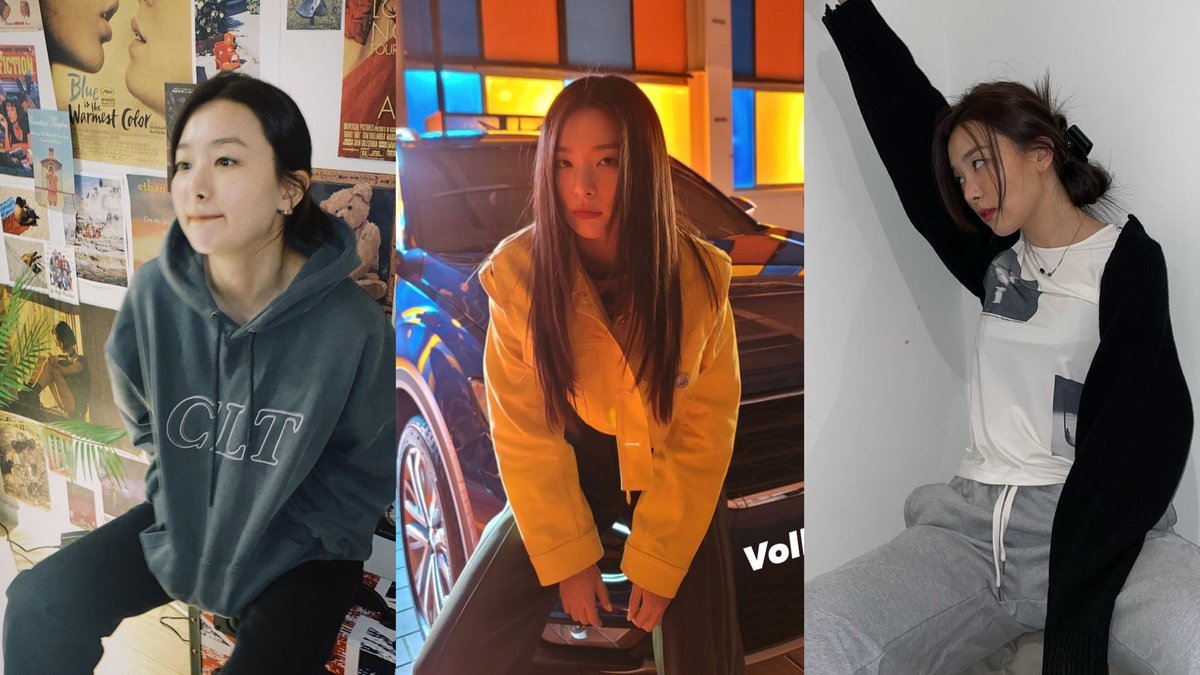 seulgomtokki's tweet photo. seulgi invented 'sit on my lap' pose yup https://t.co/4FlKknvVld