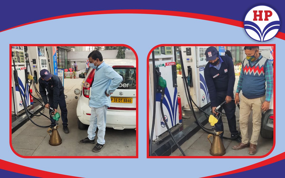 modernhpcl's tweet photo. HPCL puts together all the key services that your vehicle needs to maintain its high performance.
Try the 5 ltr quantity test and stay assured of your fuel.
.
.
#HPCL 
@hpcl_retail @HPCL @hpcl_meerut @mtandon21 @Rg03Goel @evergreennitin @patroamiya @saikapianamit https://t.co/iumG1Hm3eS