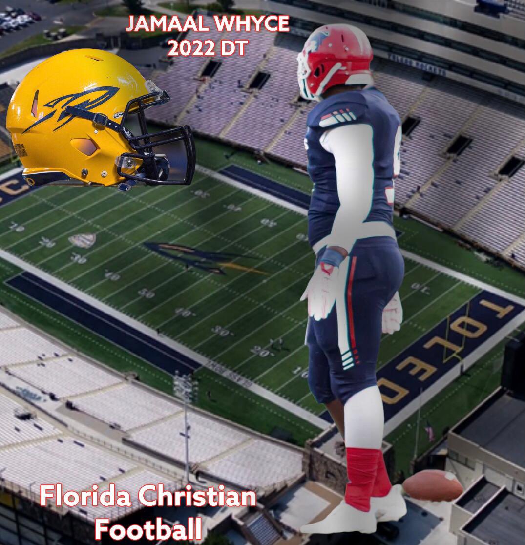 Congrats to c/o 2022 - DE- Jamaal Whyce for receiving another D-1 offer from Toledo via coach Black. 💯🏈🙏