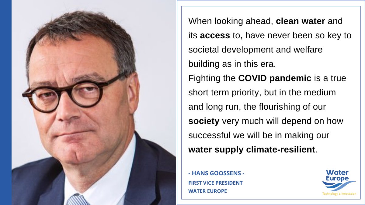 Water Europe (@h20eu) on Twitter photo 🗨️<a href="/HaGo24/">Hans Goossens</a> - <a href="/H20EU/">Water Europe</a> 1⃣Vice President - talked to us about his election, priorities & #future actions to inspire not only members but also all #stakeholders to build a #water-smart 🇪🇺 #society
🧐Do you want to know more?
👉Read the full interview: buff.ly/3oFRLbU 🗨️<a href="/HaGo24/">Hans Goossens</a> - <a href="/H20EU/">Water Europe</a> 1⃣Vice President - talked to us about his election, priorities & #future actions to inspire not only members but also all #stakeholders to build a #water-smart 🇪🇺 #society
🧐Do you want to know more?
👉Read the full interview: buff.ly/3oFRLbU