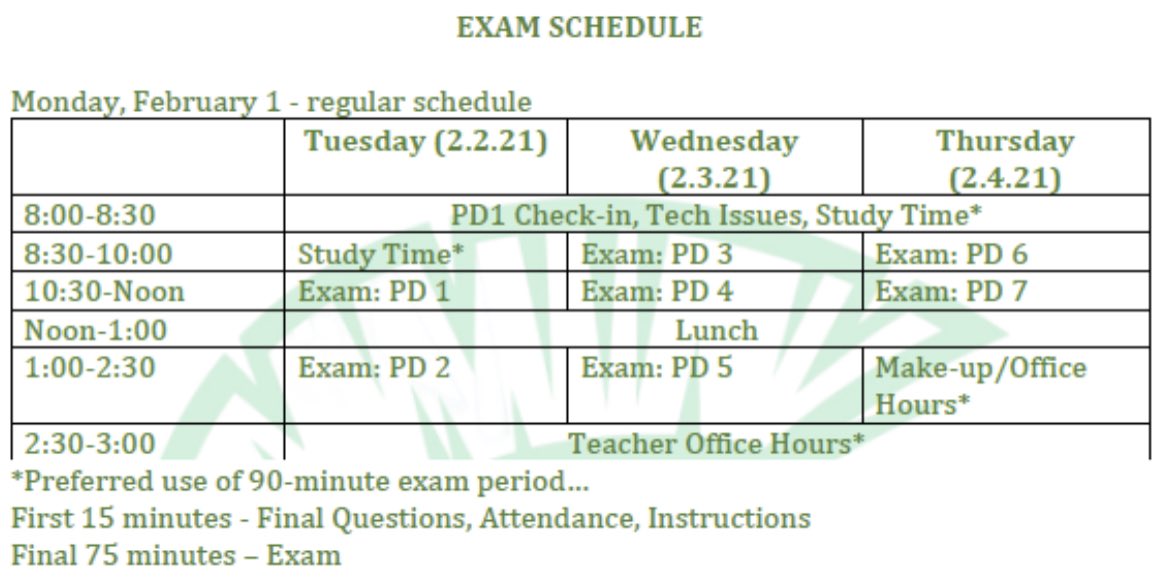 WSHSScroll's tweet photo. Please follow the exam schedule accordingly, and good luck with your exams! https://t.co/itsIpvr9tD