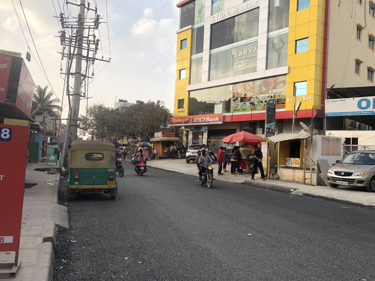 VoiceOfHoramavu's tweet photo. Road from #raghavendracircle towards #jayanthinagar circle gets first coat of asphalt finally 😀
Road is partially asphalted till vibgyor school.. @HennurT @BABasavaraja @helpgnrgarden https://t.co/aCBOmEQmaj