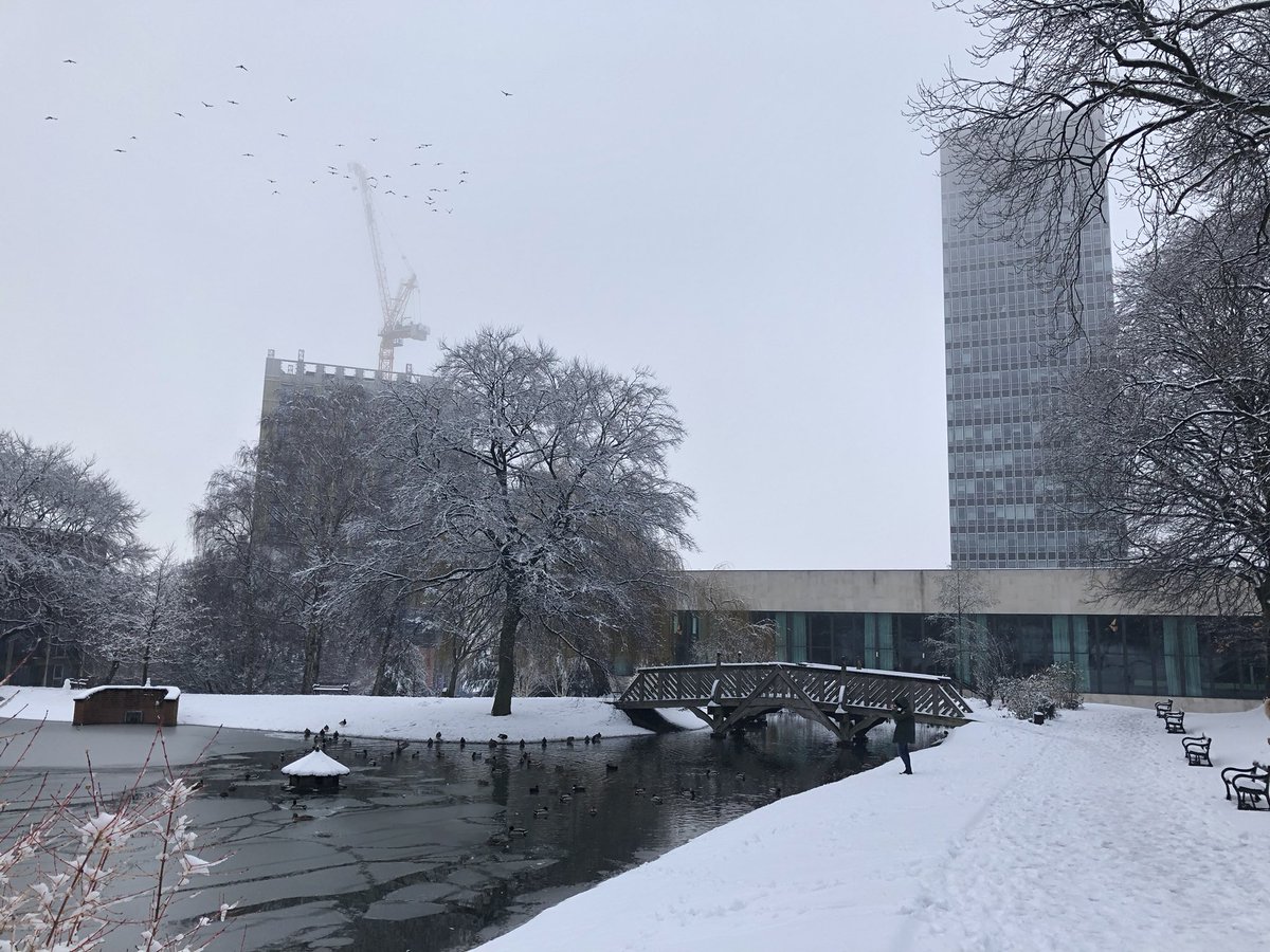 Sheffield University  @sheffielduni in the snow this morning  #SheffieldUniversity  #UniversityofSheffield  #SheffieldIsSuper  &ndash; bei  Sheffield University