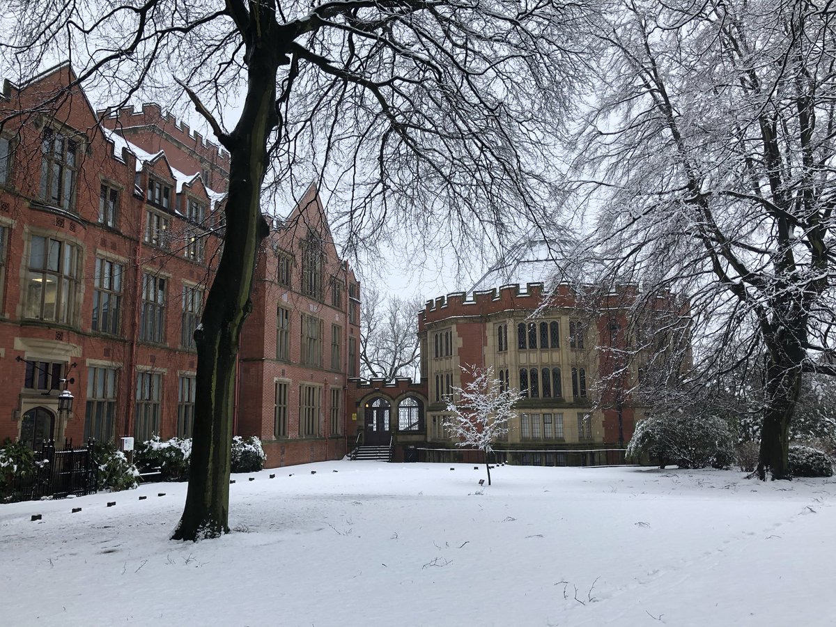 Sheffield University  @sheffielduni in the snow this morning  #SheffieldUniversity  #UniversityofSheffield  #SheffieldIsSuper  &ndash; bei  Sheffield University