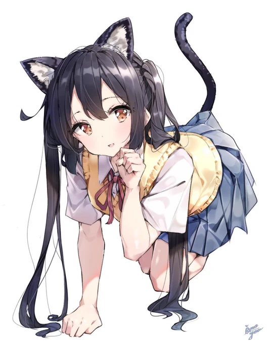 黒髪ツインテールといえば…!
#ツインテールの日 