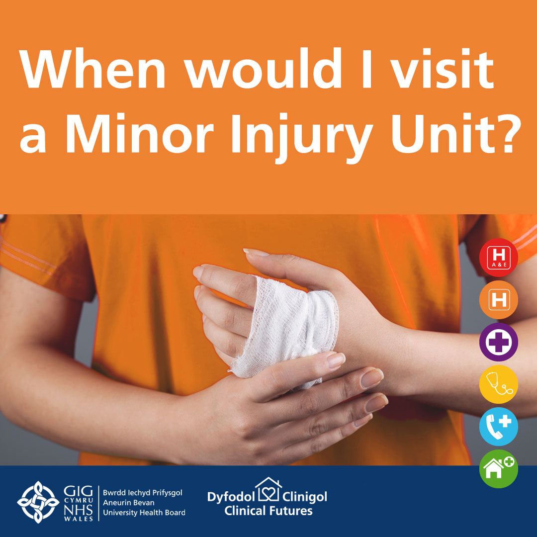 AneurinBevanUHB's tweet photo. Adults and children over 1 years with a wide range of injuries can be treated at our Minor Injury Units. These are run by an experienced team of highly skilled specially-trained emergency nurse practitioners, triage nurses and health care support workers: https://t.co/EynO4BZUGW https://t.co/tvACx8KYFl