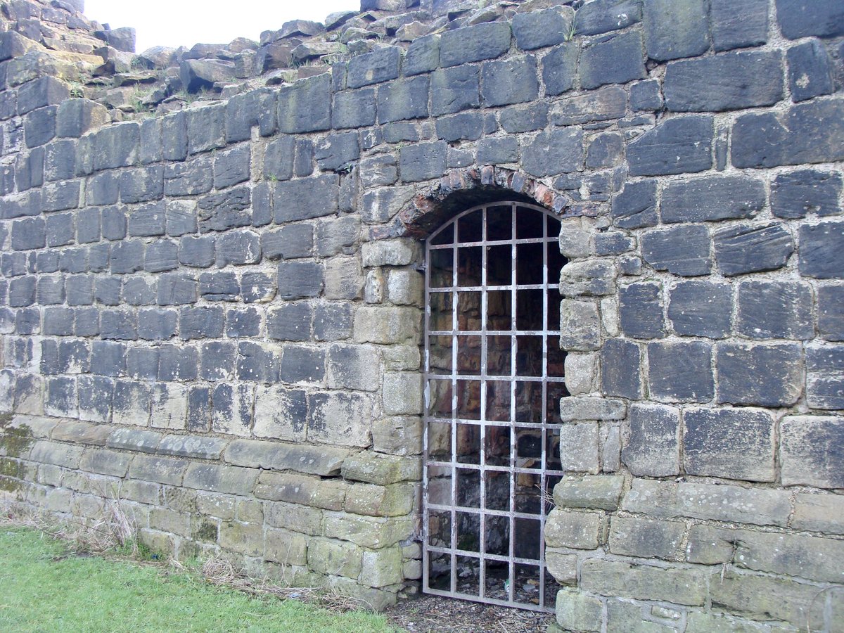 There are the old grinding stones from the city lead works, not sure what the metal gridded holes in the wall are - prisons or for guards, no way out the back- the old lane down the back of Stowell St. and one of the towers.  @PJDThomas  @Old_LowLight  @KerryAtkin1