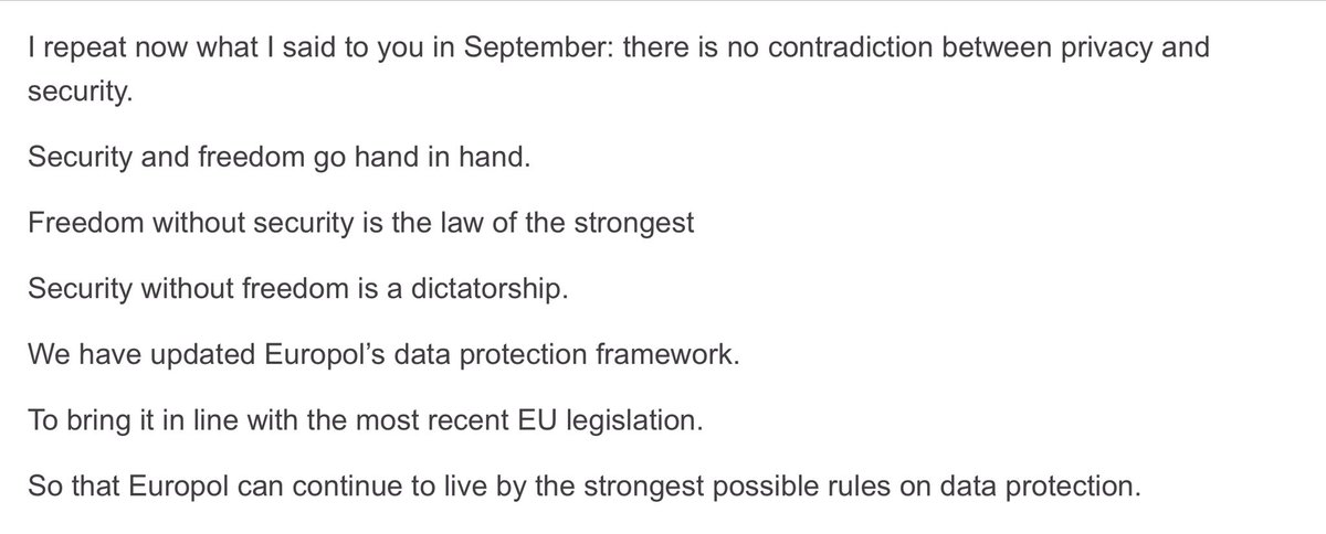 Daniel_Drewer's tweet photo. Reminds me very much of the title of the first Europol Data Protection Experts #EDEN conference: Freedom AND Security - Killing the zero sum process #kill0sum 2018 @Europol @JanEllermann https://t.co/d6pLrQjUOF
