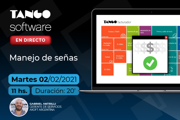 A_MCordero's tweet photo. VOLVIMOS 👏

En unos minutos arranca el primer directo del año!
Vamos a hablar sobre Manejo de señas, para que conozcas cómo habilitar el uso de señas en Tango, y aprender el circuito completo de generación y aplicación de este tipo de facturas

No te lo pierdas!! https://t.co/xcnpvPQ4sp