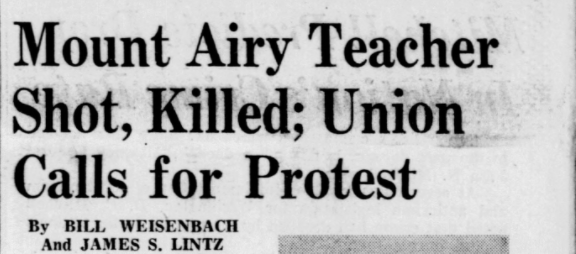 Today's a sad anniversary for  #phled...50 years ago, news broke that Mt. Airy teacher Samson Freedman -- partial namesake of Hill-Freedman World Academy -- was shot and killed by one of his eighth-grade students.