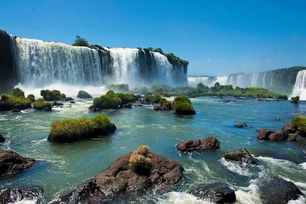 #GargantadelDiablo Waterfall. The most famous portion of the waterfall is the Devil's throat, or 'Garganta do Diablo' in Portuguese. It has water flowing in from three different sides, making it incredibly unique. #argentina #iguazufalls #iguazu #nature #travel #cataratas