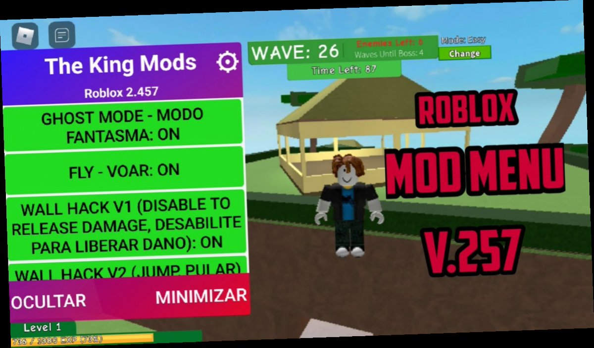 NOVO MOD MENU ROBLOX!! O MELHOR MOD ATUALIZADO