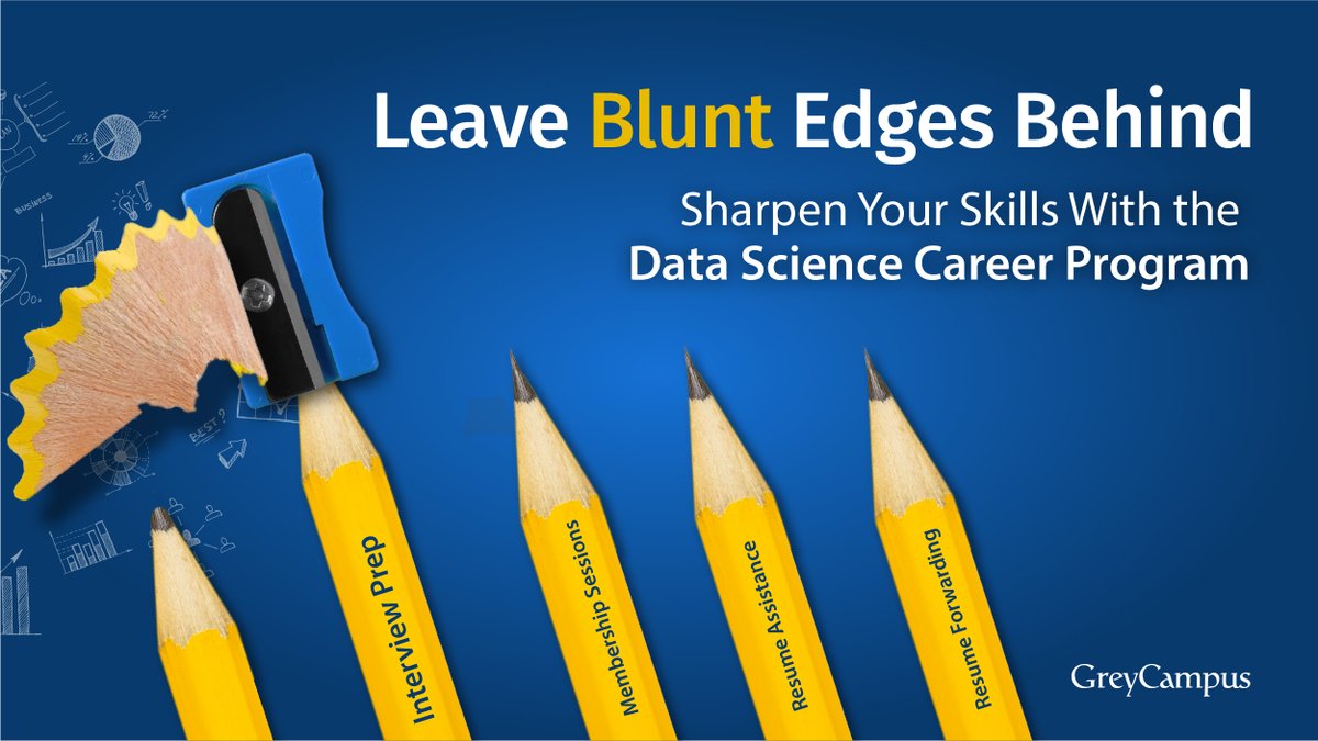 greycampus's tweet photo. Are you job-ready for your next career move? If not, the Data Science Career Program by GreyCampus is for you. Apply today - https://t.co/IPw8soJVGF
#DataScientists #careers #DataScience https://t.co/HWqNT2fBCk